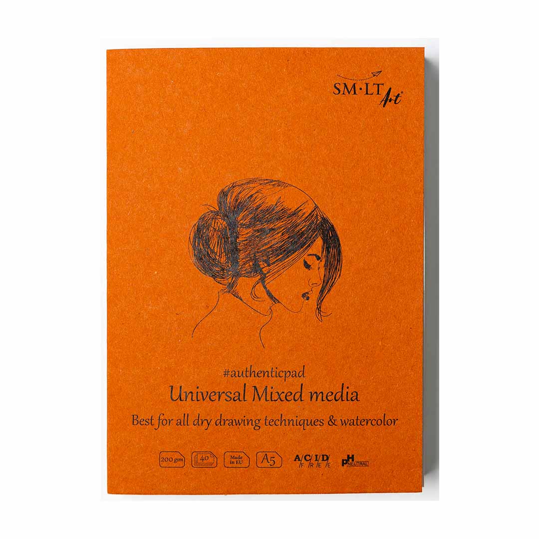 SM-LT Art Authenticスケッチブック ミクストメディアA5パッド