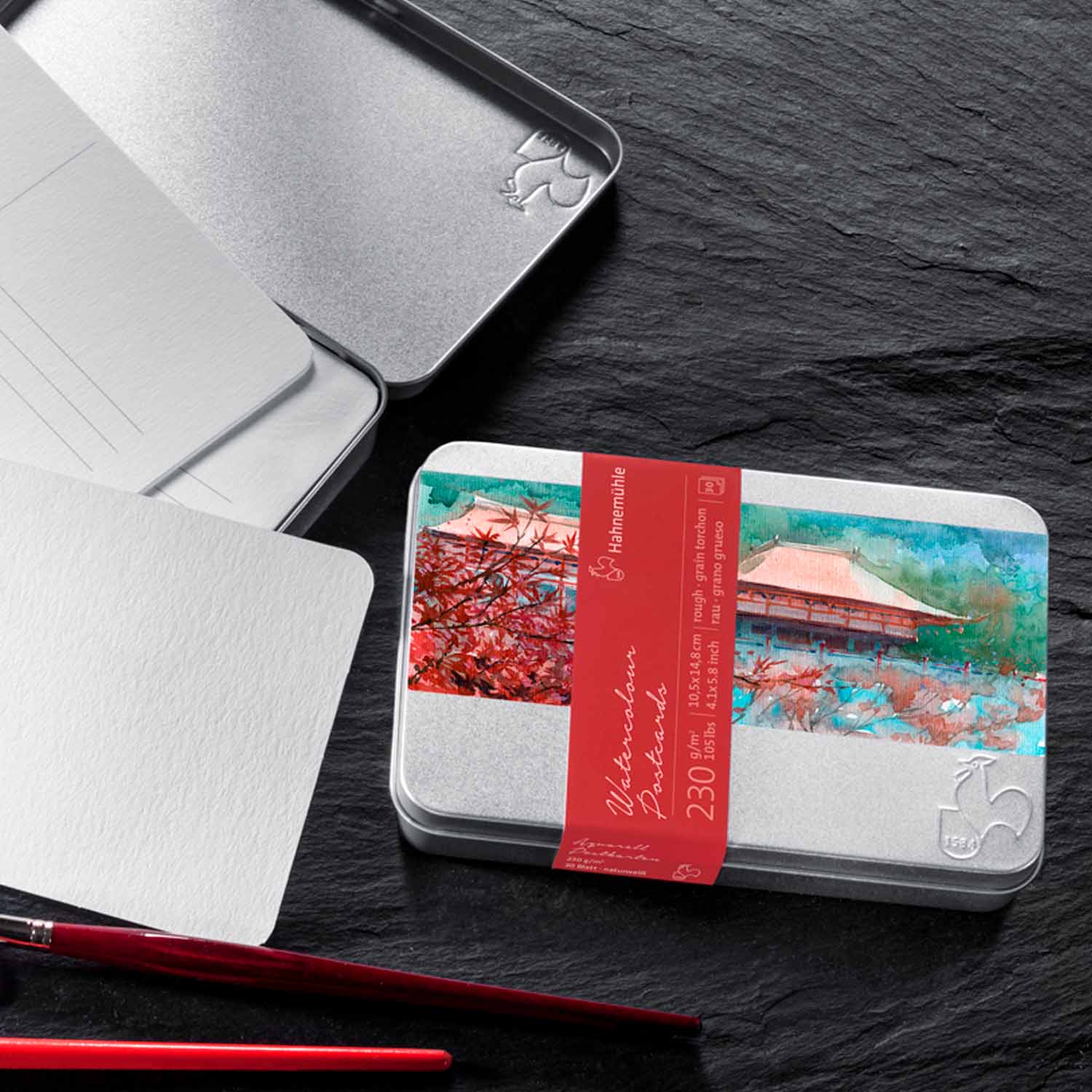 ハーネミューレ ウォーターカラーポストカード(荒目)