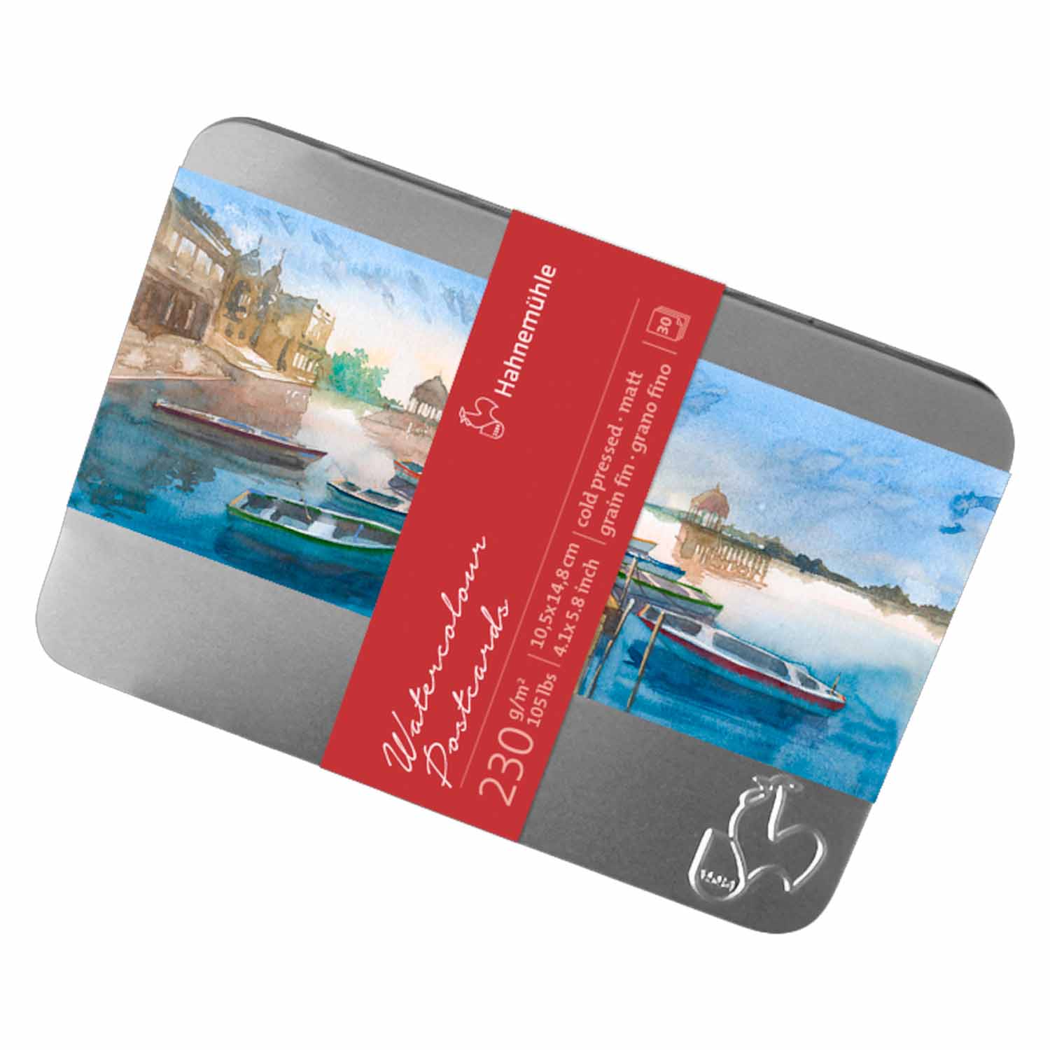 ハーネミューレ ウォーターカラーポストカード(中目)