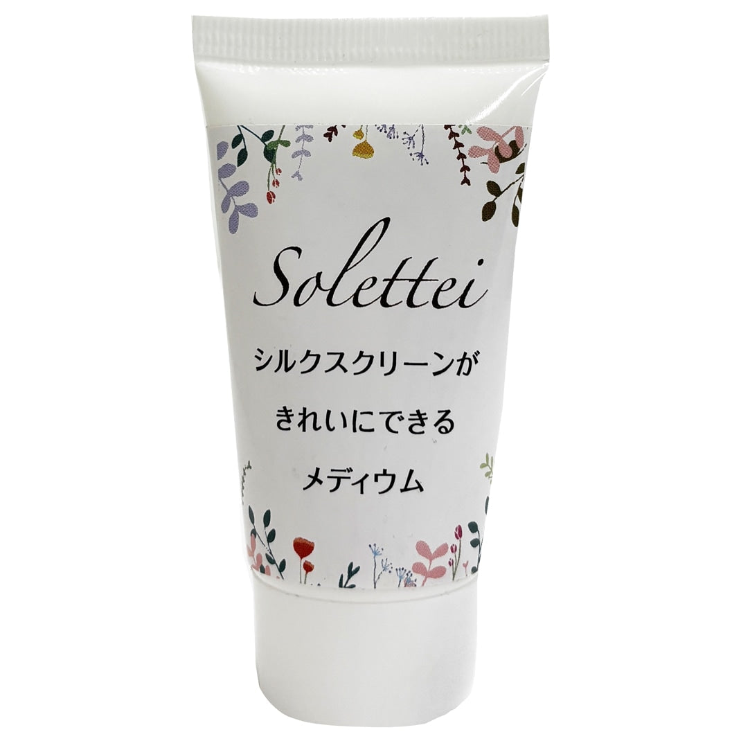 シルクスクリーンがきれいにできるメディウム チューブ