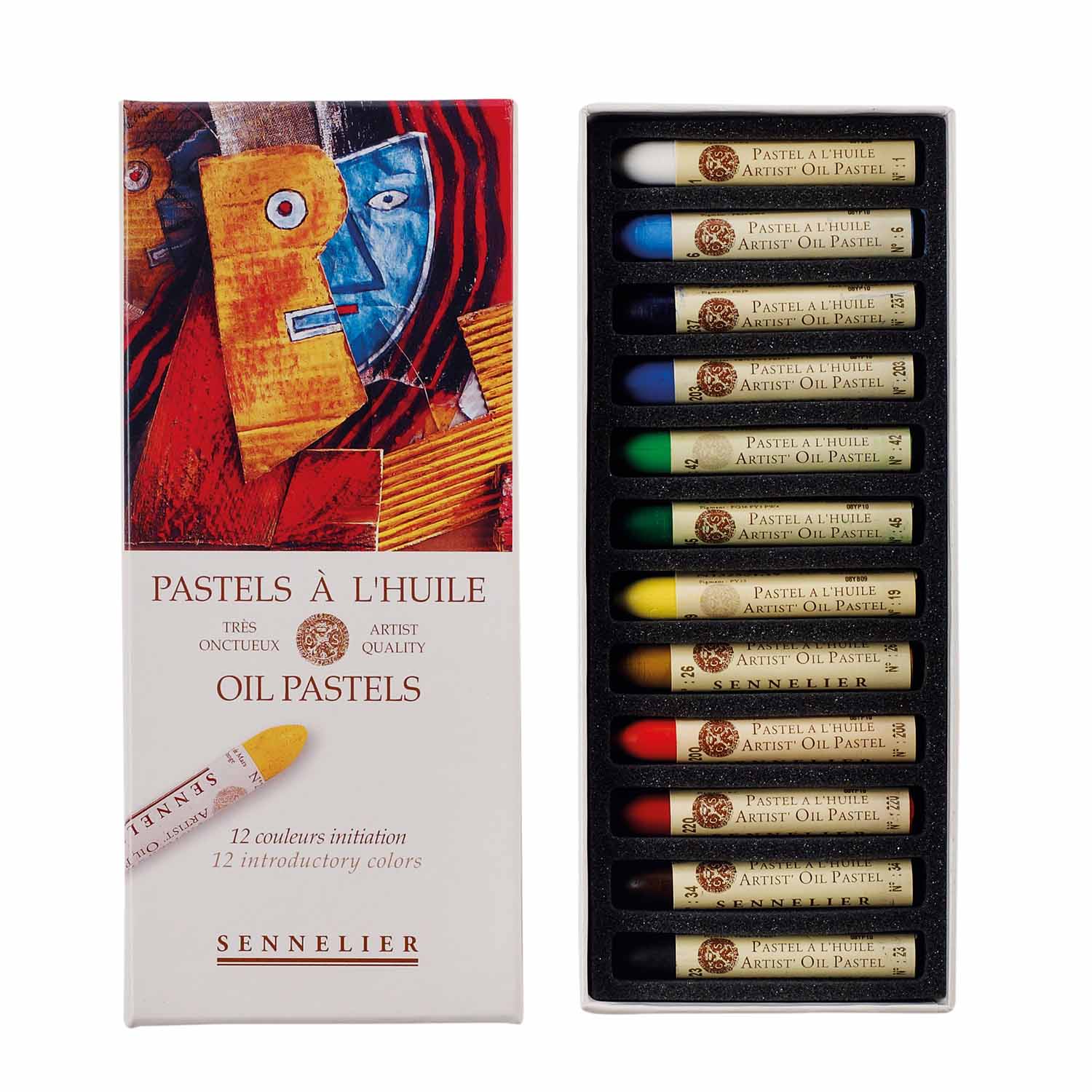 セヌリエ オイルパステル12色 Initiation【お取り寄せ商品】
