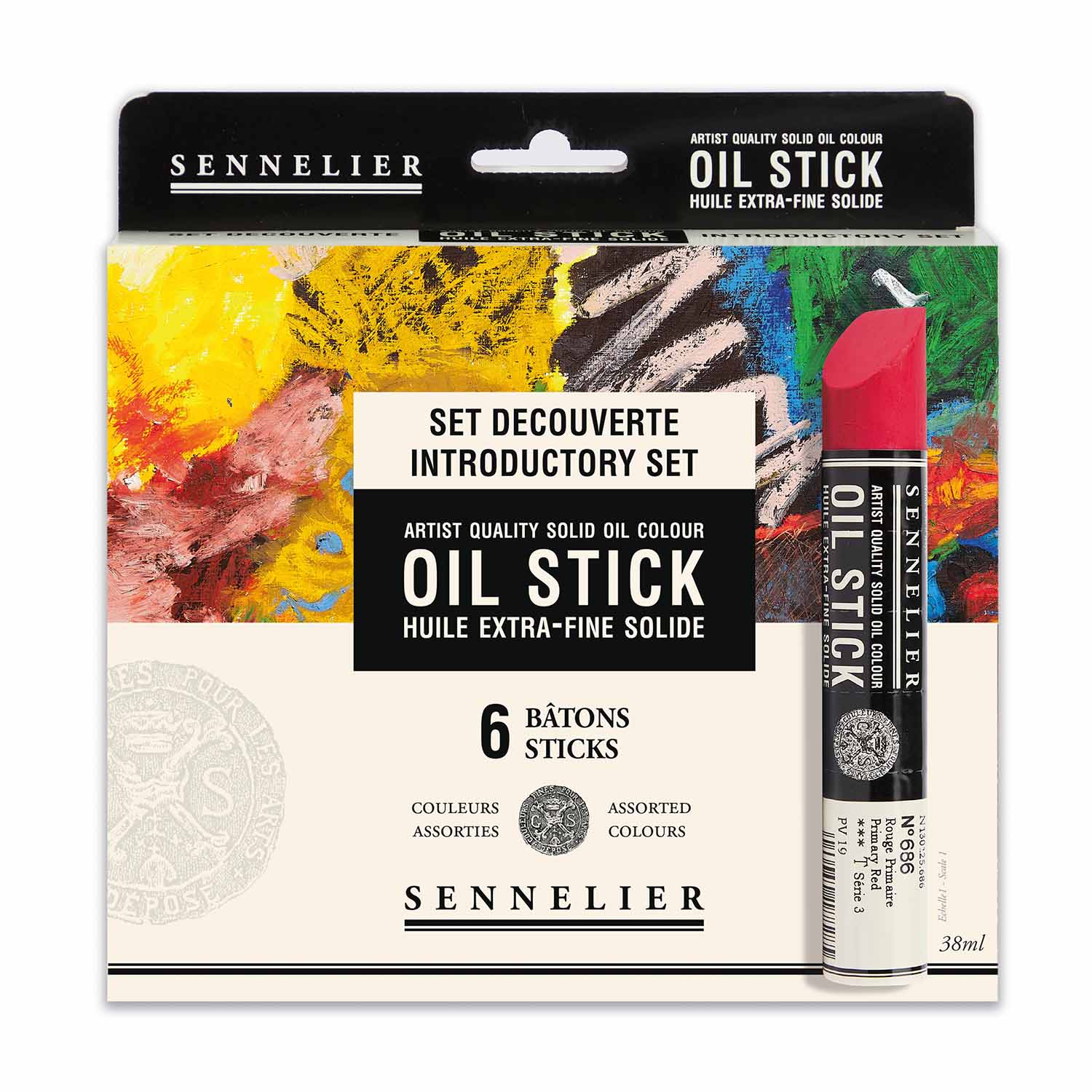 セヌリエ オイルスティック6色 assoted medium sticks【お取り寄せ商品】