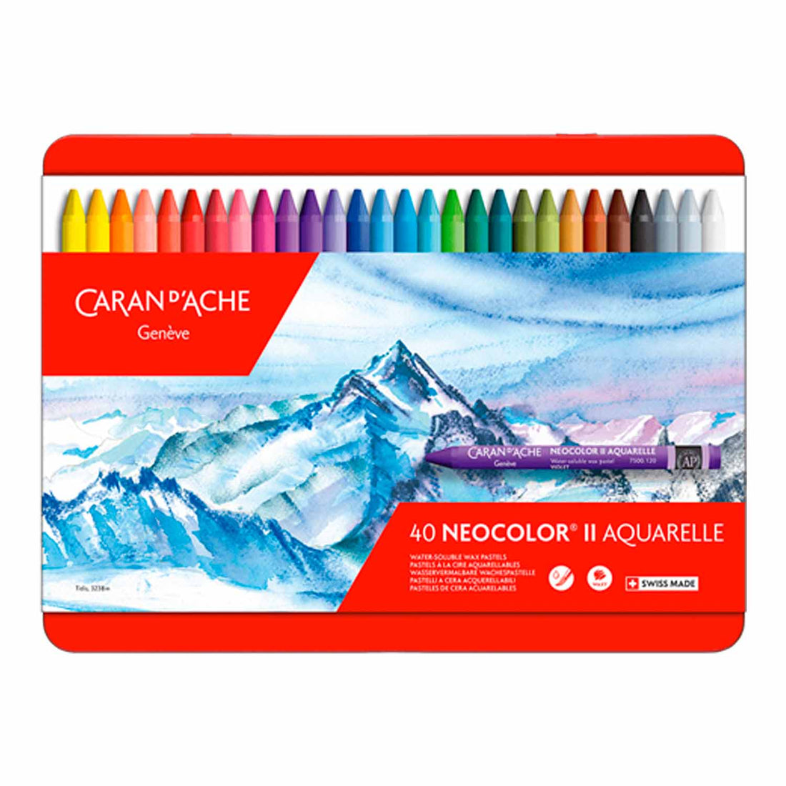 カランダッシュ ネオカラー2水溶性ワックスパステル40色セット【お取り寄せ商品】