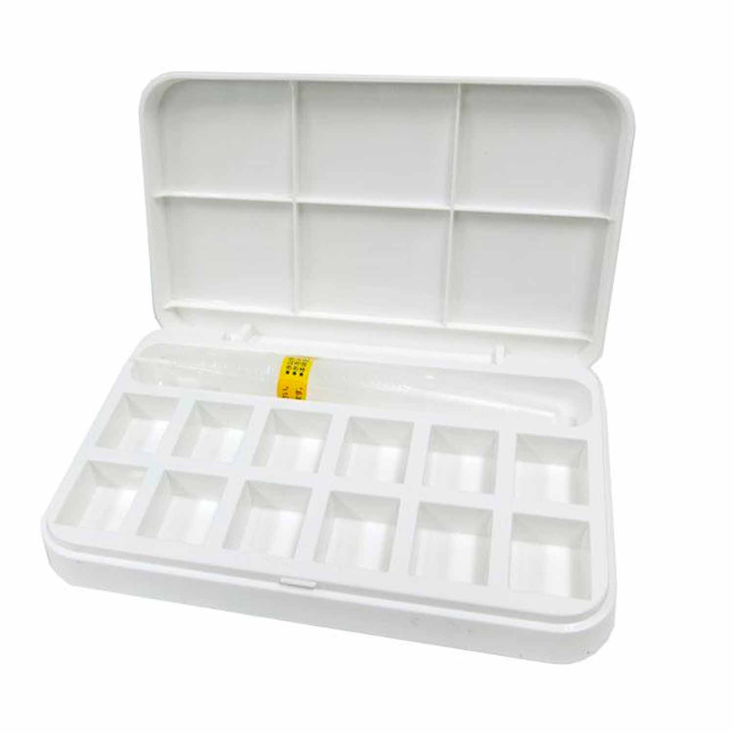 W＆N ハーフパン12色用空ケース+水筆付き【お取り寄せ商品】