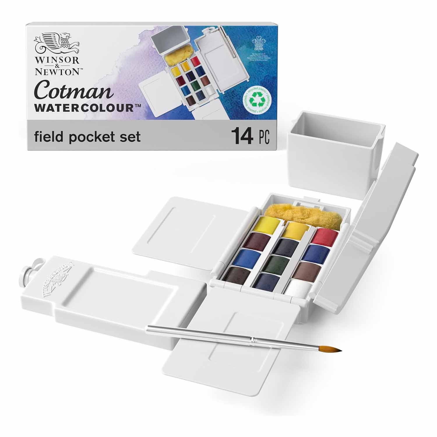 W＆N コットマン ウォーターカラーハーフパン フィールドポケット12色セット【お取り寄せ商品】