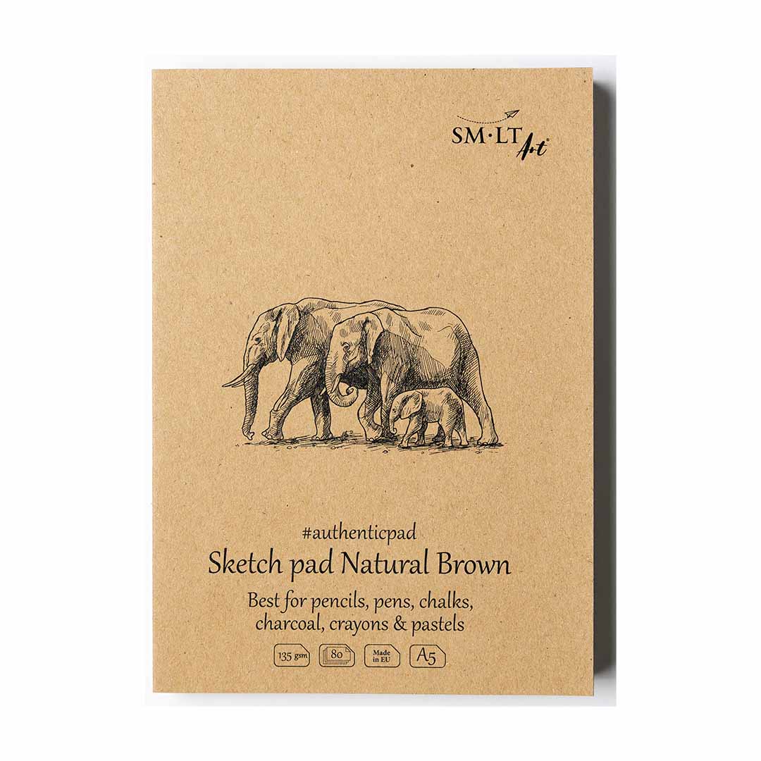 SM-LT Art Authenticスケッチブック ブラウンA5パッド