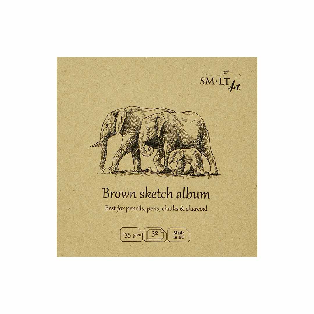 SM-LT Art Authenticベイビースケッチブック ブラウン