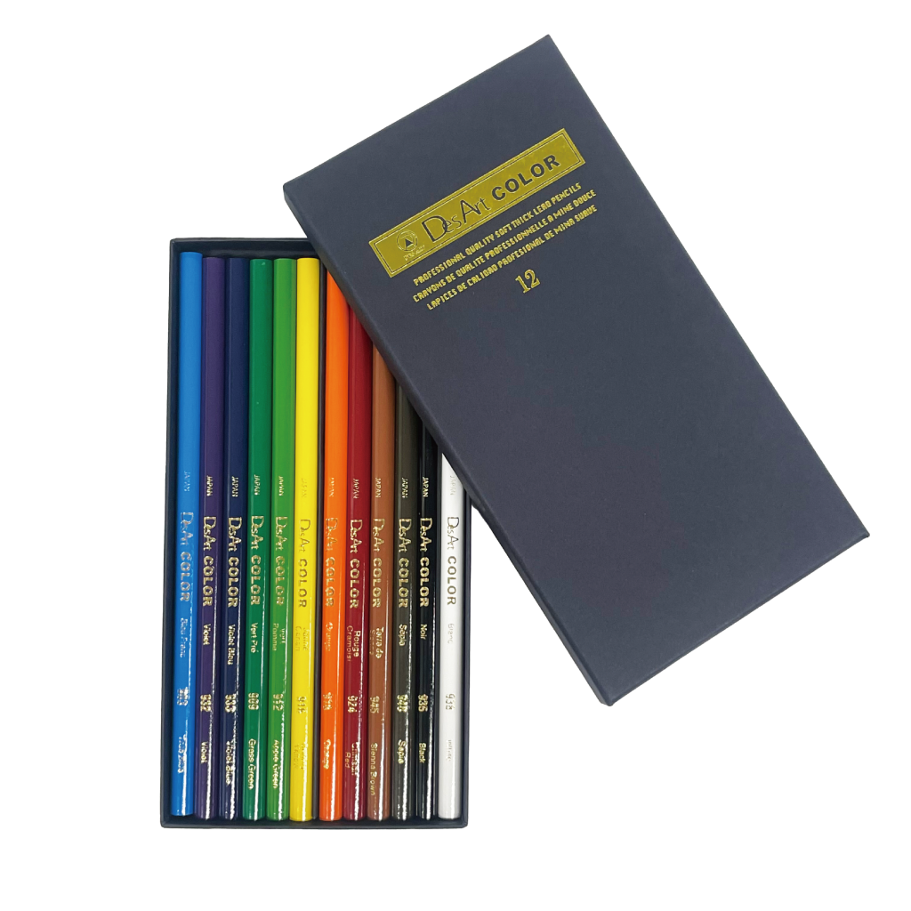 デザートカラー色鉛筆　12色セット【お取り寄せ商品】