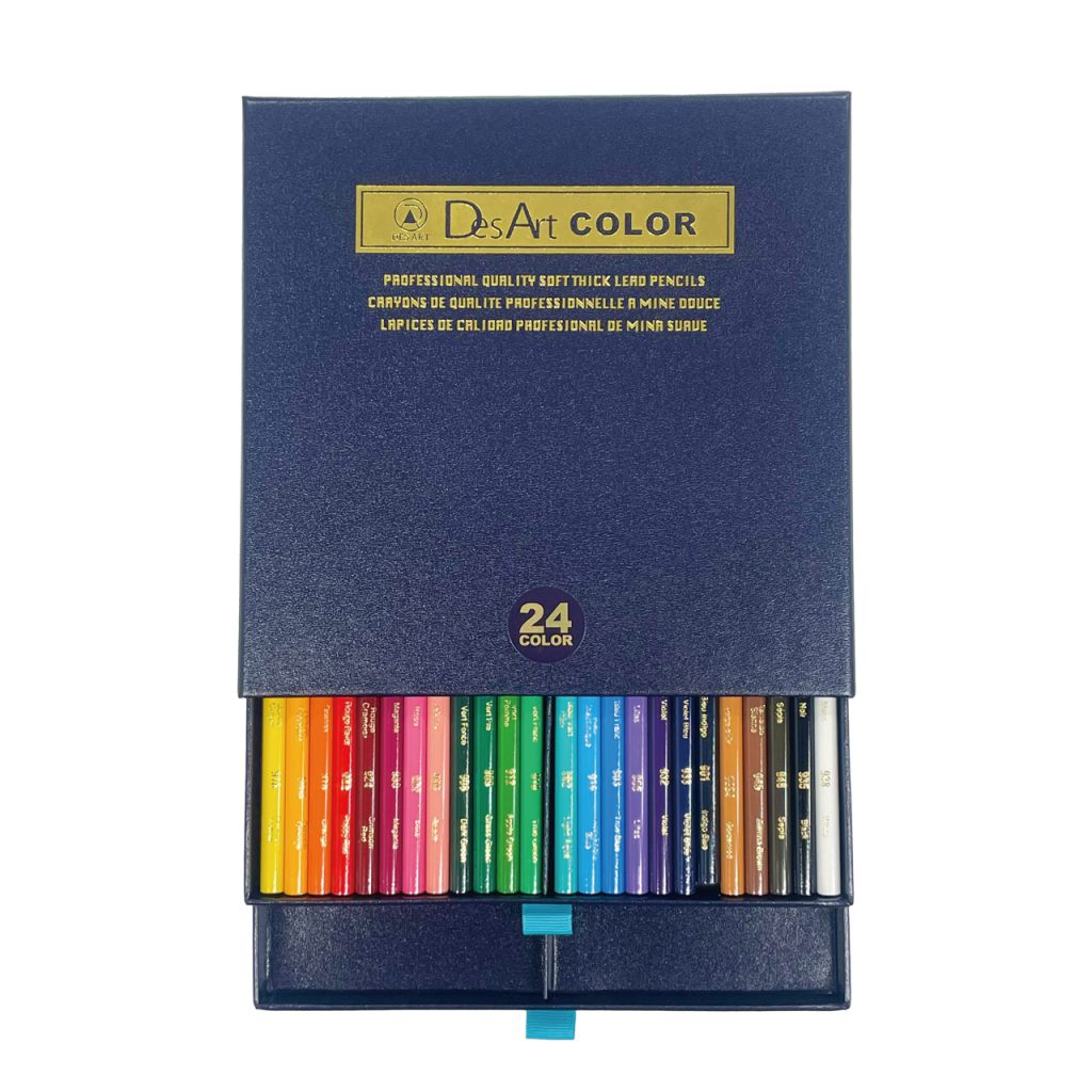 デザートカラー色鉛筆　24色セット【お取り寄せ商品】